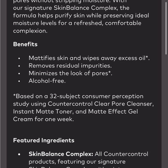 BeautycounterCounterControl Instant Matte Toner; 5 Fl oz; half full - Picture 3 of 4